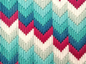 Bargello Tapestry Kit Chevron Wall Hanging, 9 of 9