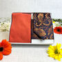 Copper Vintage Paisley Wedding Tie Set, thumbnail 4 of 6