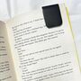 Personalised Vegan Leather Magnetic Bookmark, thumbnail 6 of 8