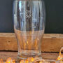 50th Birthday Bow Tie Beer Glass, thumbnail 6 of 7