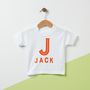 Personalised Initial Baby Grow, thumbnail 2 of 9