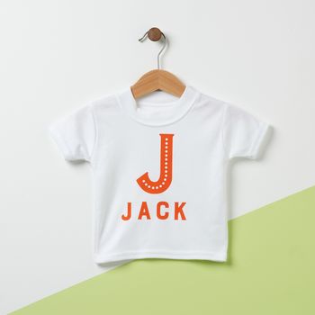 Personalised Initial Baby Grow, 2 of 9