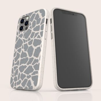 Blue Giraffe Biodegradable Phone Case, 5 of 8