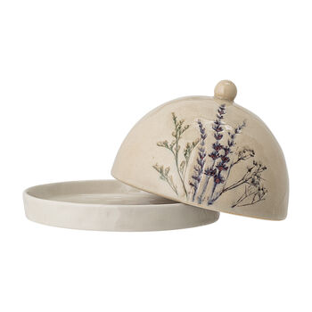Floral Motive Butter Dish Dome, 2 of 3
