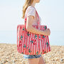 Fair Trade Cherry Quilted Cotton Tote Bag, thumbnail 3 of 5
