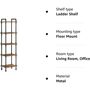 Ladder Shelf Storage Shelves Bookshelf Shelving Unit, thumbnail 10 of 12