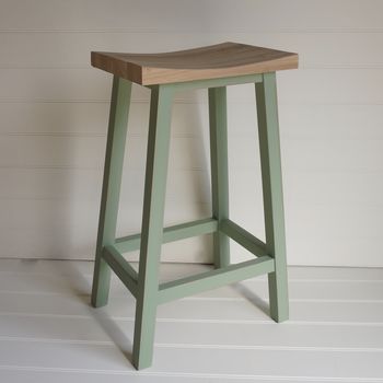 Scandi Stool Hand Painted In Any Colour, 4 of 8