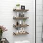 Wooden Wall Mounted Floating Shelves Storage, thumbnail 3 of 10