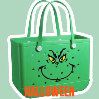 Stylish, Waterproof Tote Bags, Autumn Colours, Halloween Pumpkins, Ghosts, Skull Designs, 3 of 12