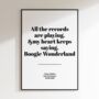 Personalised Lyric Print, thumbnail 7 of 8