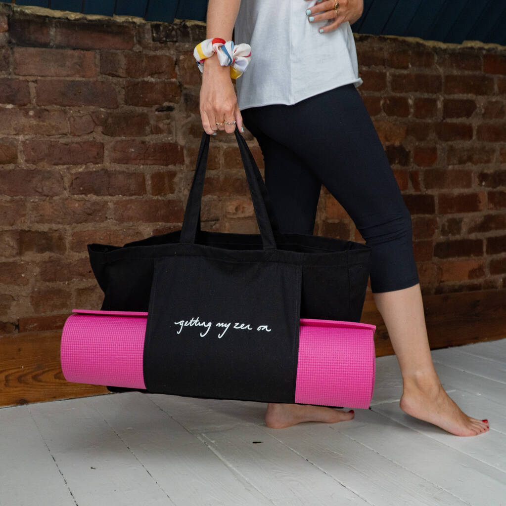 Getting My Zen On Yoga Tote Bag