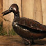 Duckling Handmade Recycled Metal Garden Sculpture, thumbnail 3 of 4