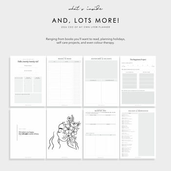 2026 Weekly Life Planner | Burgundy, 5 of 7