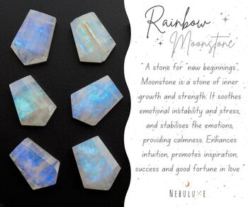 Rainbow Moonstone Necklace, 7 of 10