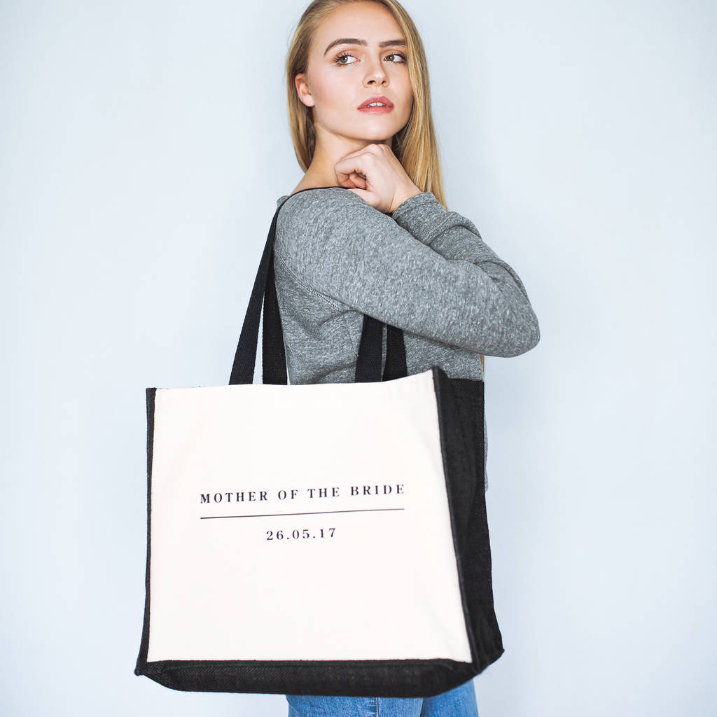Personalised Mother Of The Bride/Groom Bag By Rosie Willett Designs