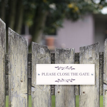Personalised Gate Sign, 3 of 8