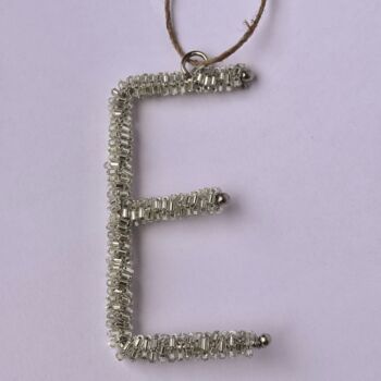 Sparkly Silver Letter Decorations, 5 of 5