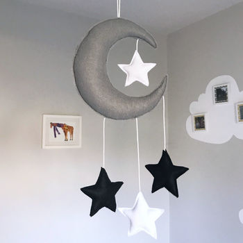 Moon And Stars Nursery Mobile, 6 of 6