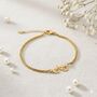 Personalised Cyclists Bracelet In Gold Or Silver, thumbnail 4 of 12