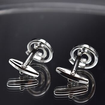 @ Symbol Cufflinks 316 L Stainless Steel Gift For Tech Lovers And Entrepreneurs, 4 of 5