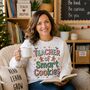 Teacher Of Smart Cookies Christmas Jumper, thumbnail 3 of 6