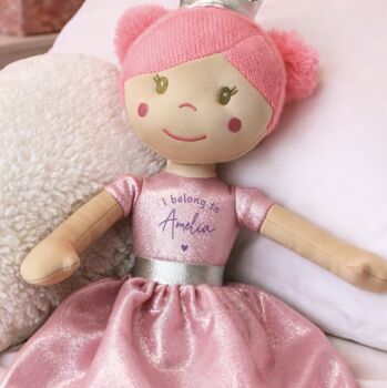 Personalised Princess Rag Doll, 4 of 6
