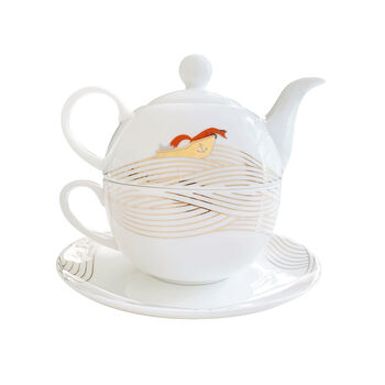 Quinn The Fox “Storm Surge” Tea For One Teapot, 2 of 4