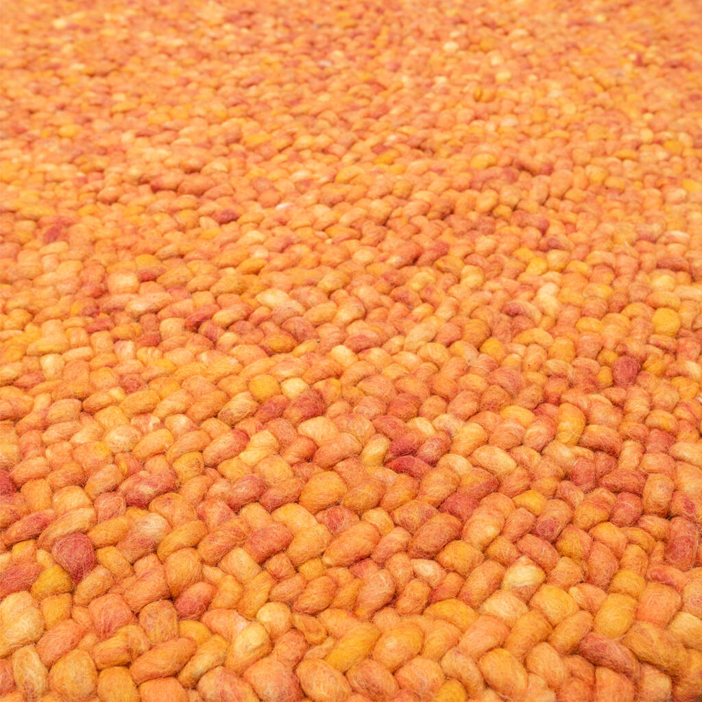 Mauritius Orange Rug By The Rugs Warehouse