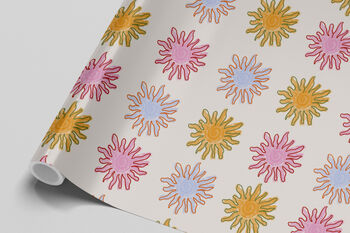 Sunshine Pattern Gift Wrap, 3 of 7