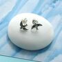 Flying Swallow Stud Earrings, thumbnail 1 of 2