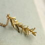 Botanical Rosemary Leaf Branch Necklace, thumbnail 1 of 8