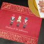 Christmas Table Place Mats Red Nutcracker Four Pack, thumbnail 3 of 6