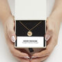 January Birthstone Necklace 18ct Gold Plate, thumbnail 1 of 6