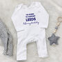 I'm Going To Support… Team Personalised Babygrow, thumbnail 8 of 9