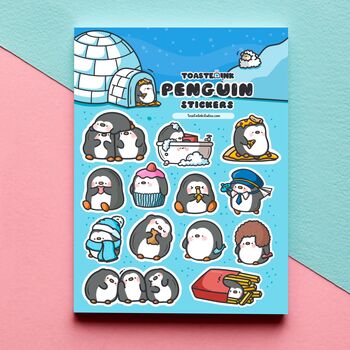 Penguin Sticker Sheet, 3 of 6