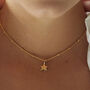 Star Choker Necklace Silver, Gold Vermeil, Rose Vermeil, thumbnail 1 of 6
