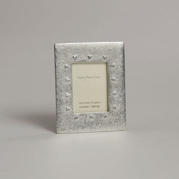 Hearts Pewter Mini Picture Frame, 5 of 6