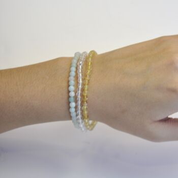 Dainty Amazonite Crystal Bracelet For Inspiration And Truth, 5 of 6