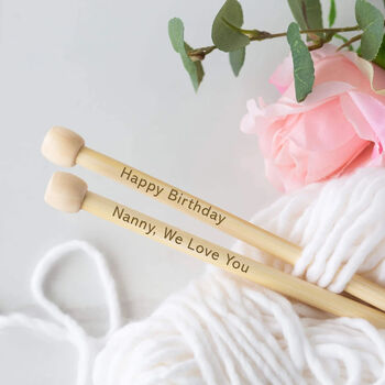 Personalised Knitting Needles, 4 of 5