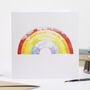 Rainbow Colourful Birthday Card, thumbnail 1 of 3