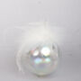 G Decor Elegant Pearlescent Large Glass Baubles, thumbnail 2 of 4