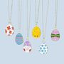 Cute Enamel Easter Egg Necklace, thumbnail 5 of 9