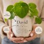 Personalised Retirement Plant Pot For Him, thumbnail 2 of 6