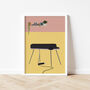 Rhodes Electric Piano Print | Instrument Music Poster, thumbnail 4 of 6
