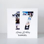 Personalised 17th Birthday Photo Collage Card, thumbnail 2 of 8