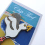 Chip Thief Seagull Enamel Pin, thumbnail 1 of 8
