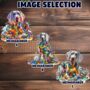 Personalised Weimaraner In Christmas Lights, thumbnail 2 of 10