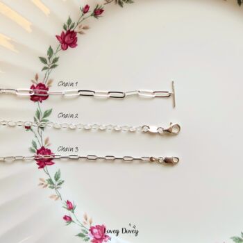 Design Your Own Custom Summer Silver Five Charm Necklace, 2 of 10