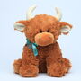 Large Scottish Highland Coo With Happy Easter Heart, thumbnail 3 of 4