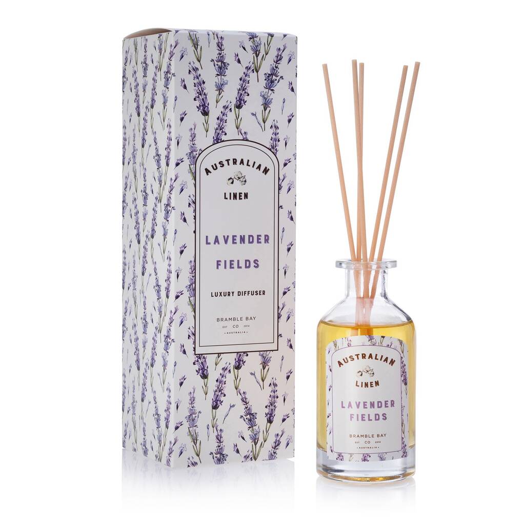 Lavender Fields Scented Reed Diffuser By Rinkit